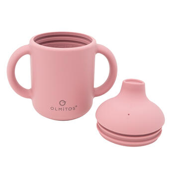 Para Comer Olmitos 0096-Rosa Vajilla Infantil Silicona 7 Piezas Pink para mundo bebé