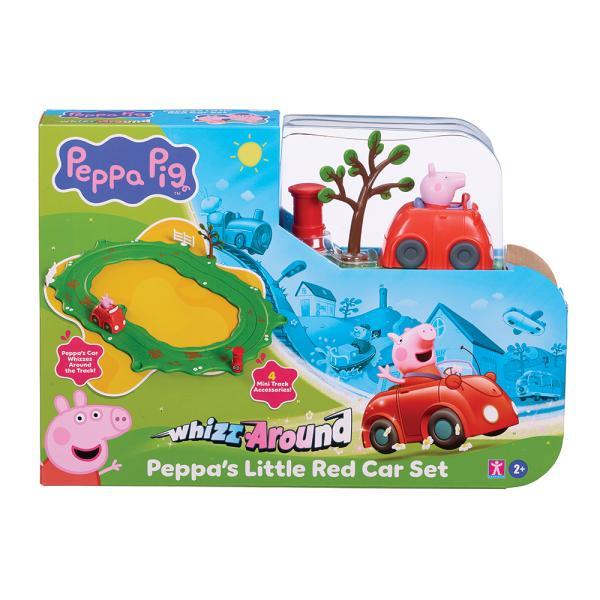 Vehículos Y Radiocontrol Bandai Peppa Pig - Circuito Coche Rojo De Peppa multicolor para niños