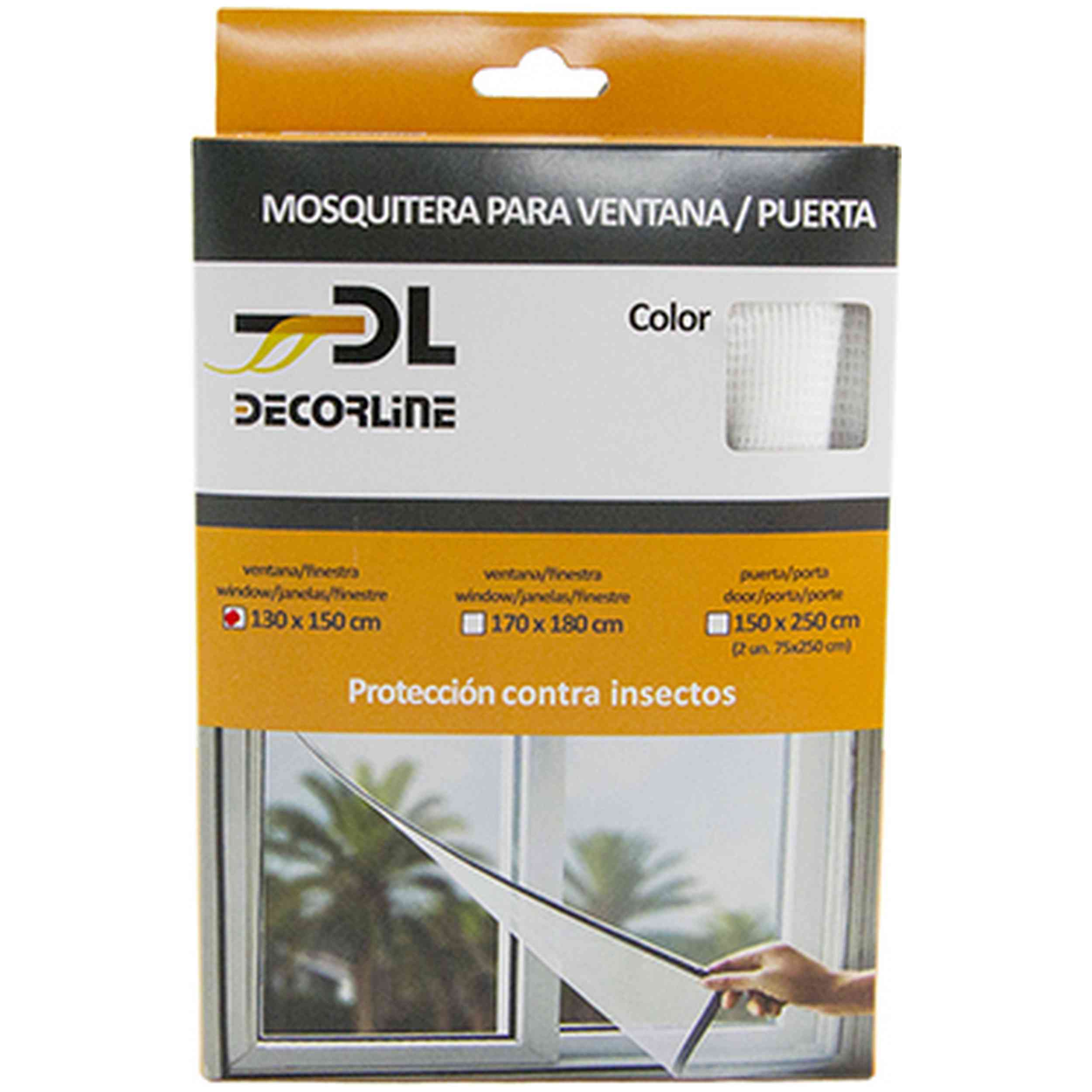 Mosquitera Velcro Blanca 130X150Cm