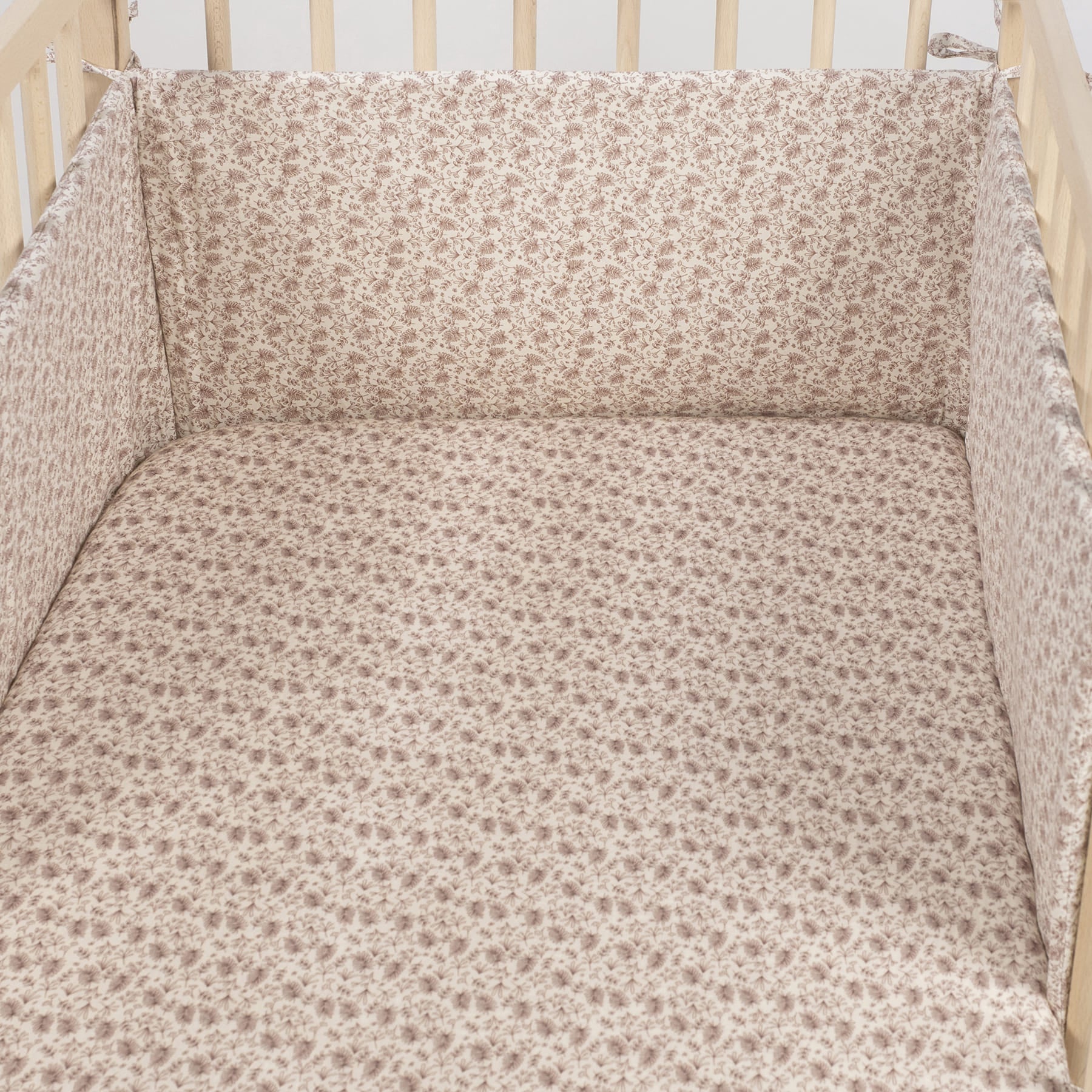 En Casa Walking Mum Protector Cuna 120X60 Cm Gala Cerise multicolor para bebe
