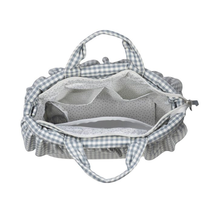 Bolsos Y Mochilas Walking Mum Bolsa Canastilla Praliné Vichy Matcha multicolor para bebe