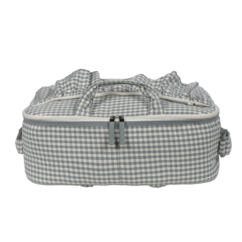 Macutos Y Maletas Walking Mum Maleta Praliné Vichy Matcha multicolor para bebe