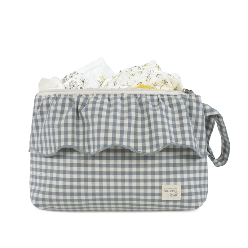 Baño Walking Mum Neceser Bebé Praliné Vichy Matcha multicolor para bebe