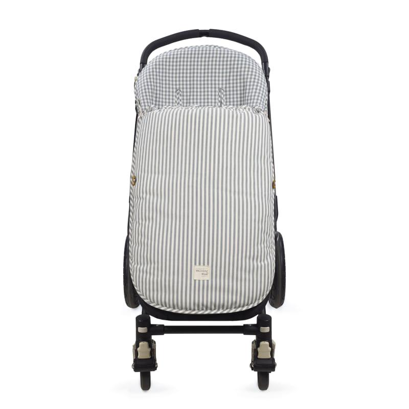 Paseo Walking Mum Saco Silla Universal Entretiempo Praliné Vichy/Rayas Matcha multicolor para bebe