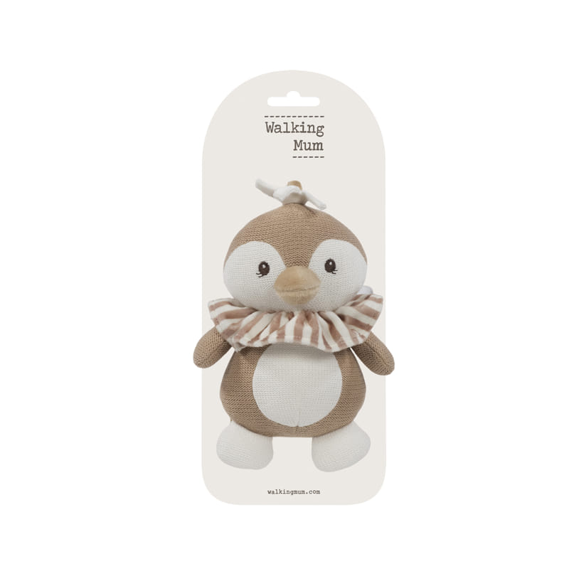 Regalos Walking Mum Musical Pingüino Praliné Moka multicolor para bebe