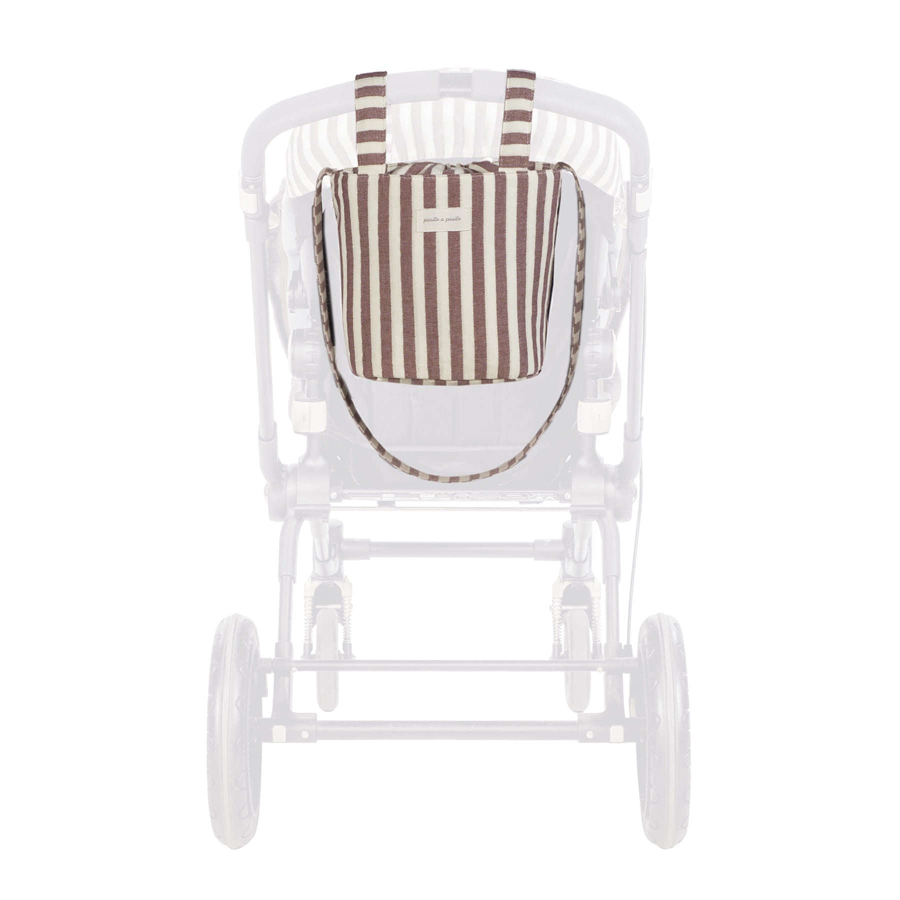 Paseo Pasito A Pasito Bolsa Bouquet Cherry Rayas cerise para bebe