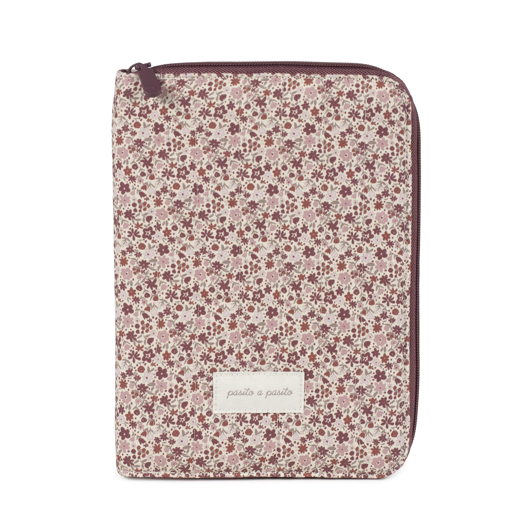 Paseo Pasito A Pasito Portadocumentos Cherry Flores rosa para bebe