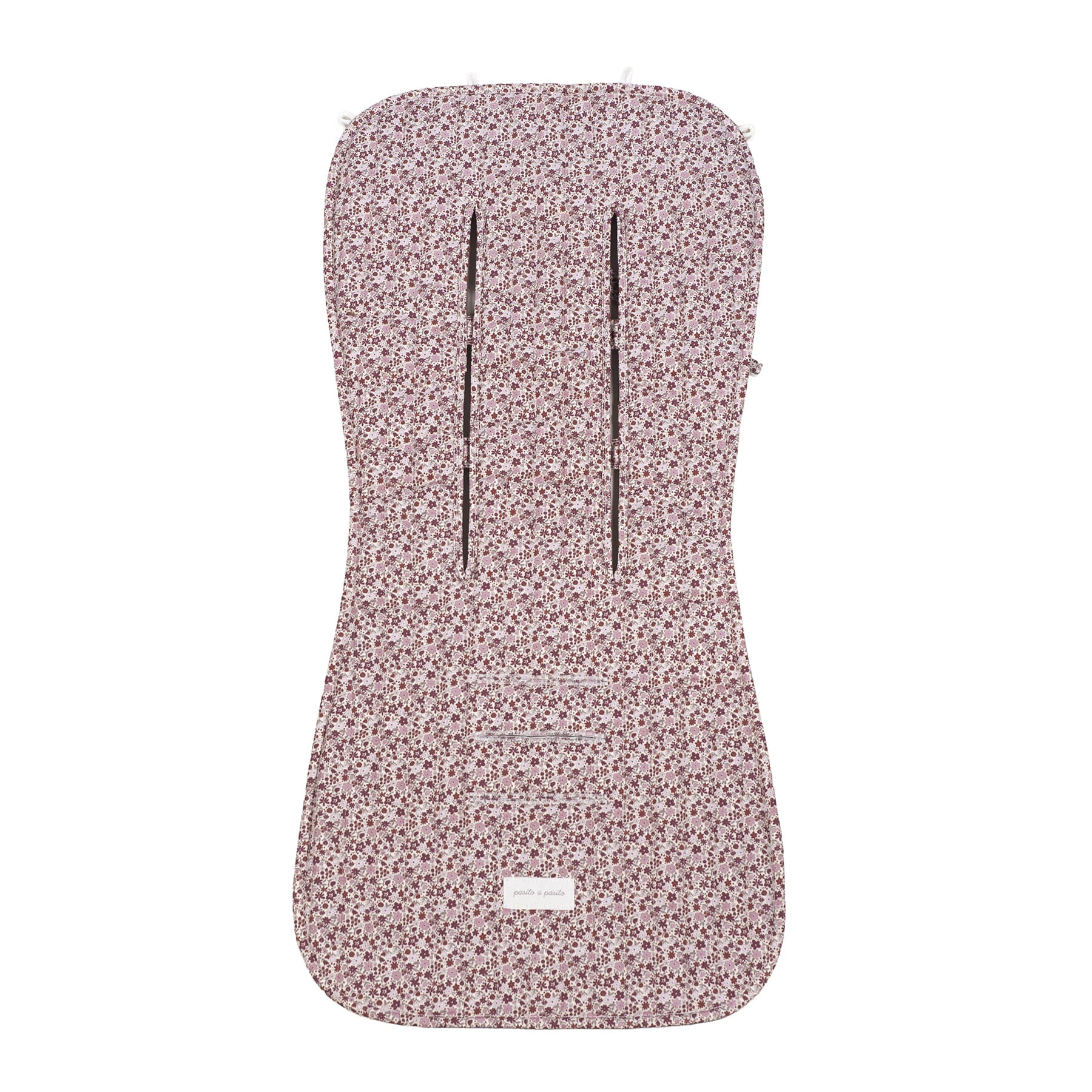 Paseo Pasito A Pasito Colchoneta Recta Universal Para Silla De Paseo Cherry Flores rosa para bebe