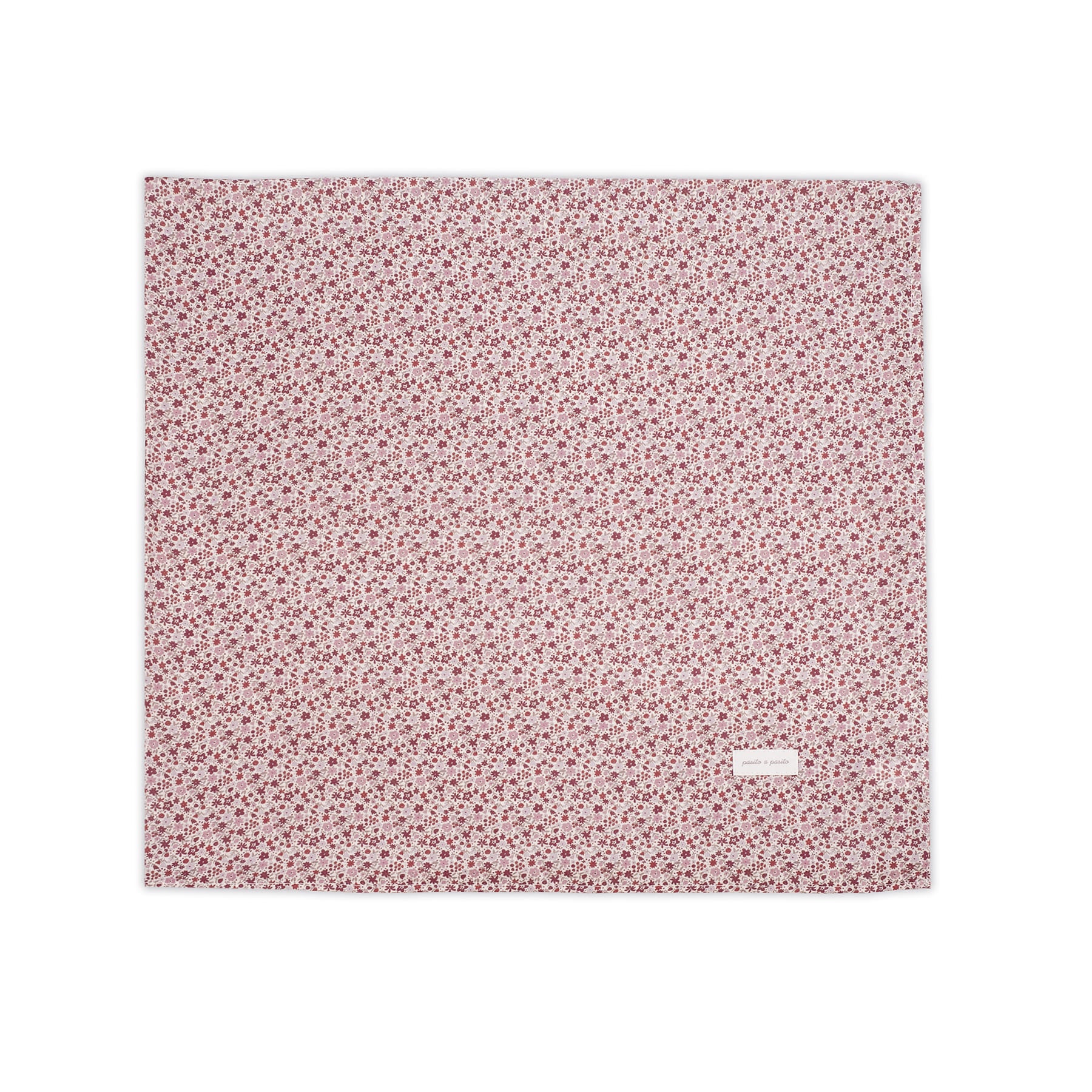 Paseo Pasito A Pasito Muselina 120X120 Cm Cherry Flores rosa para bebe