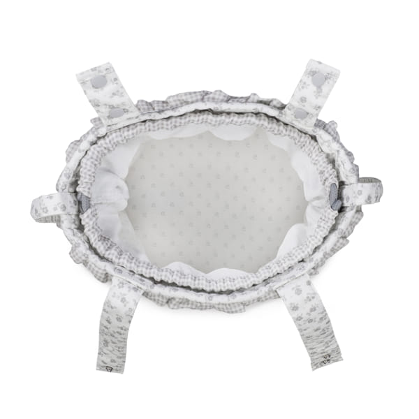 Paseo Pasito A Pasito Bolso Bouquet Little Bloom Flowers Gris multicolor para bebe