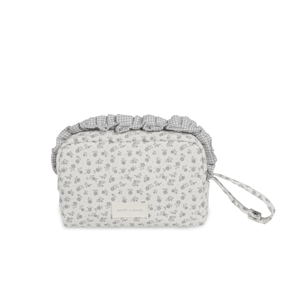Baño Pasito A Pasito Neceser Bebé Little Bloom Flowers Gris multicolor para bebe