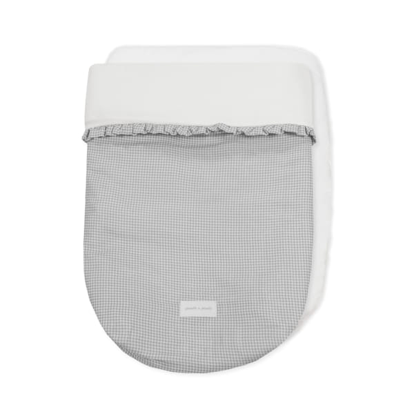 Paseo Pasito A Pasito Saco Cuco Little Bloom Vichy Gris multicolor para bebe