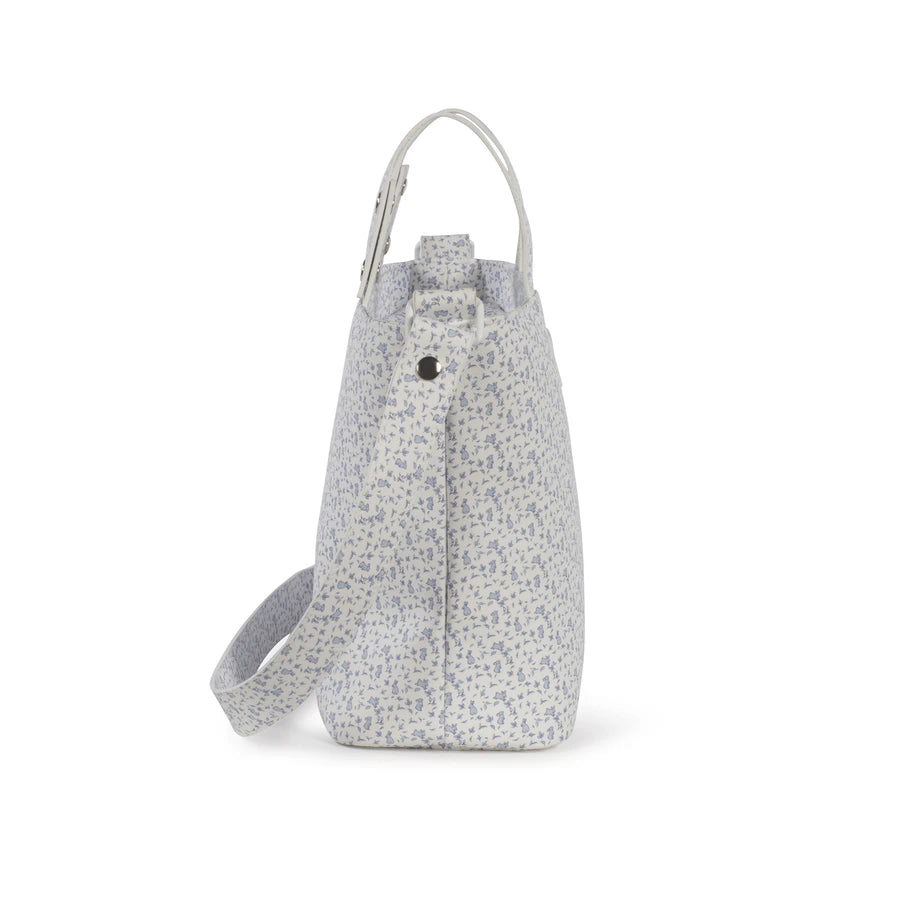 Paseo Pasito A Pasito Crossbody Maison Tender Conejitos azul para bebe
