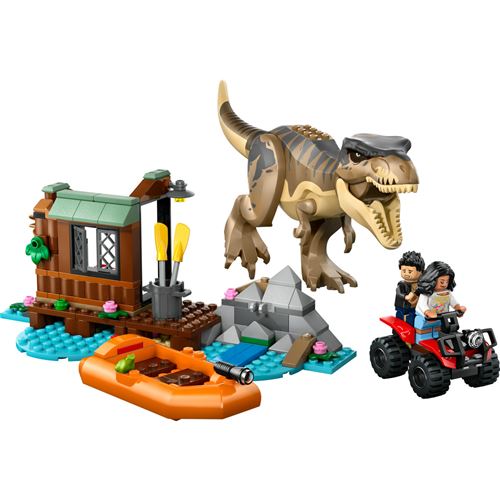 Construcciones Y Puzzles Lego Huida Por El R O T Rex multicolor para niños