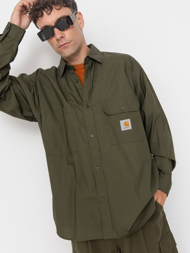 Camisas Carhartt Turtle verde para hombre