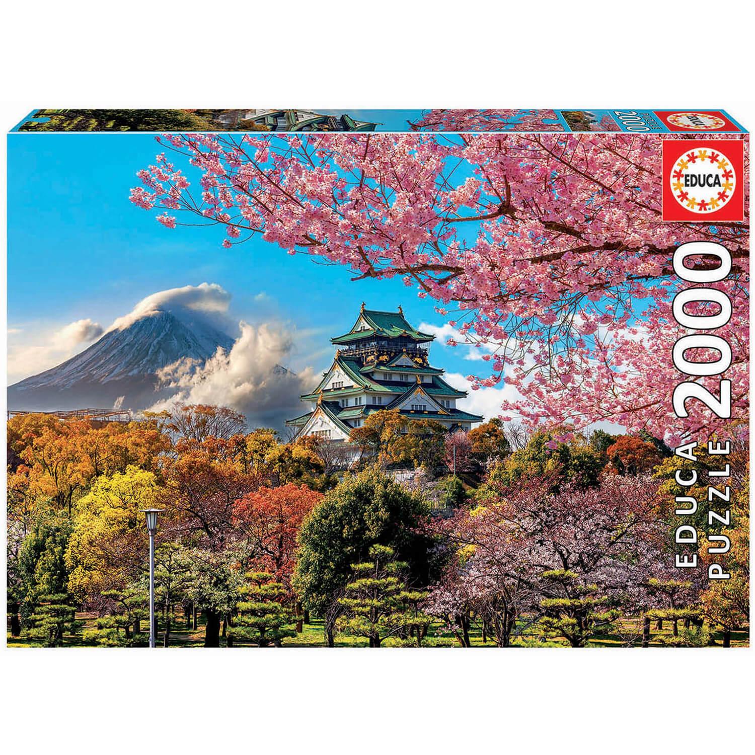 Construcciones Y Puzzles Educa Puzzle 2000 Piezas Castillo De Osaka , Japón 96X68 Cm multicolor para niños