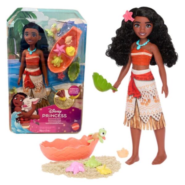 Muñecas Y Peluches Mattel Games "Disney Princess Vaiana Y Mascotas" multicolor para niños