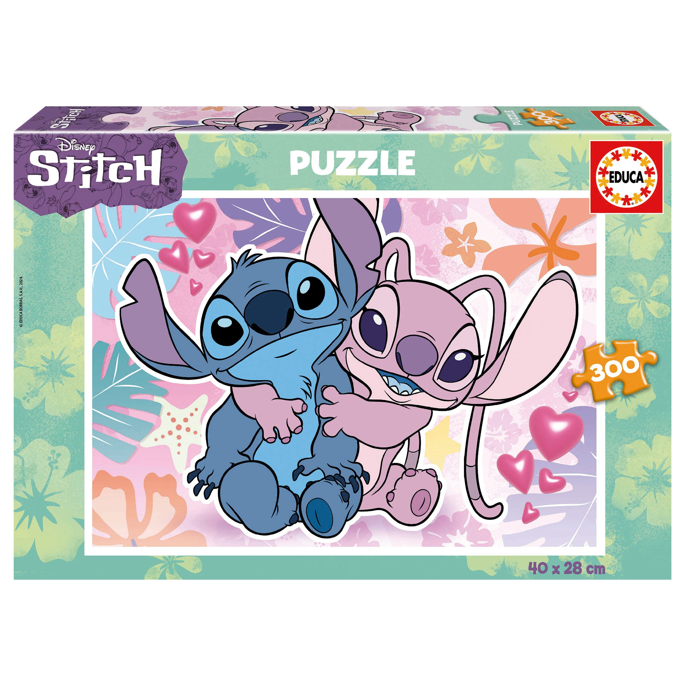 Construcciones Y Puzzles Educa Disney Stitch Puzzle 300 Piezas 40X28 Cm multicolor para niños
