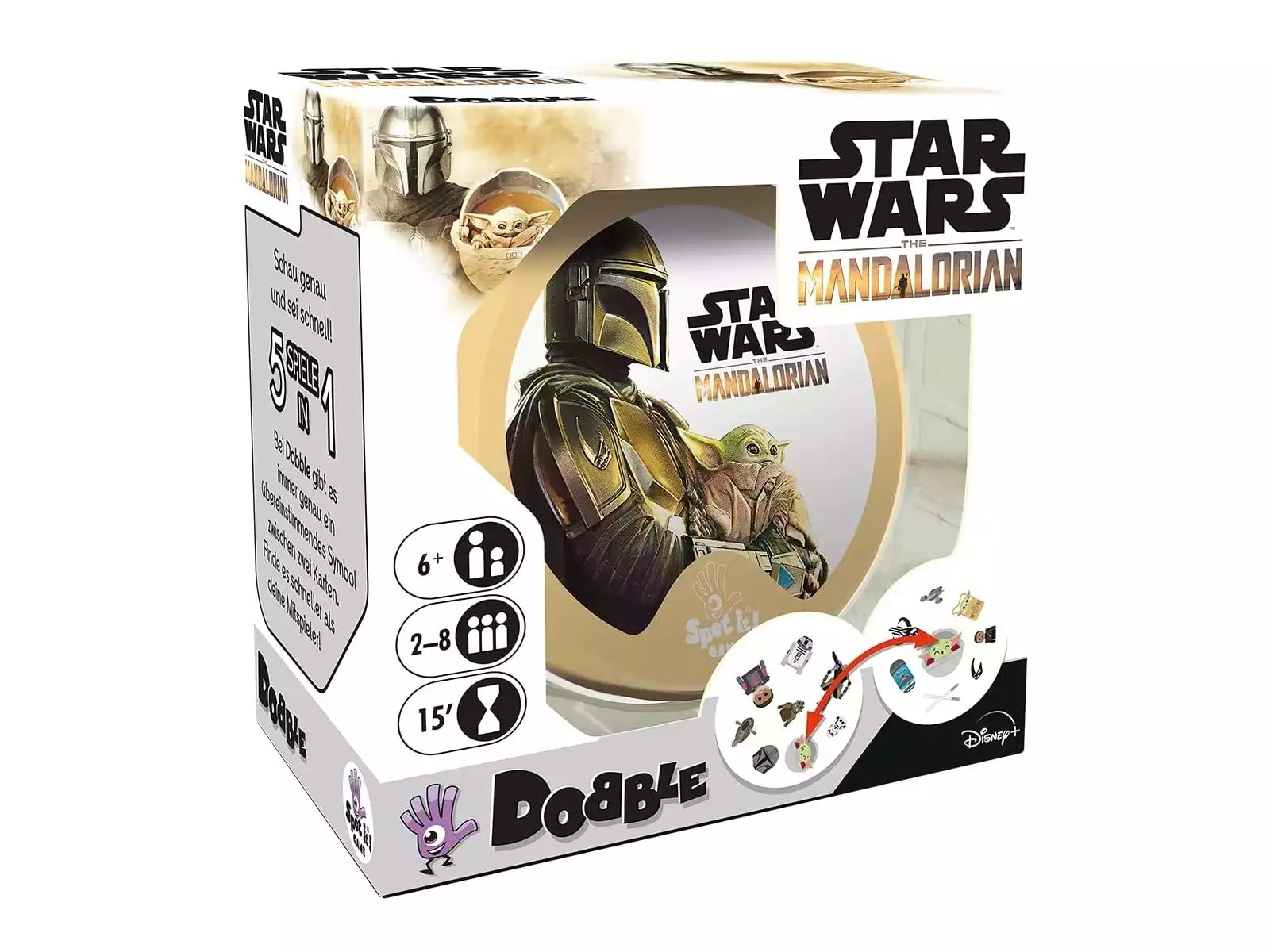 Juegos De Mesa Valuvi Dobble Star Wars Mandalorian multicolor para unisex