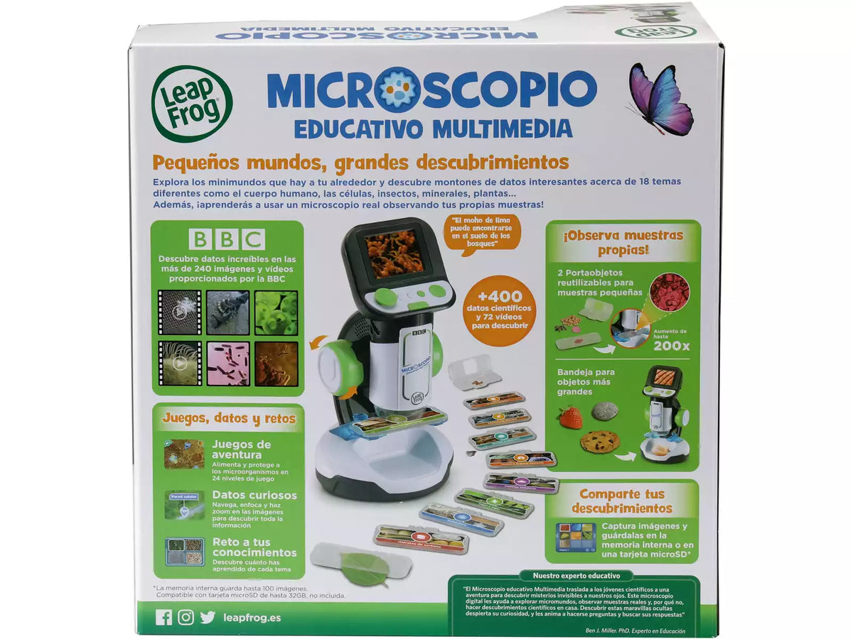 Juegos De Mesa Vitech Microscopio Educativo Multimedia multicolor para niños