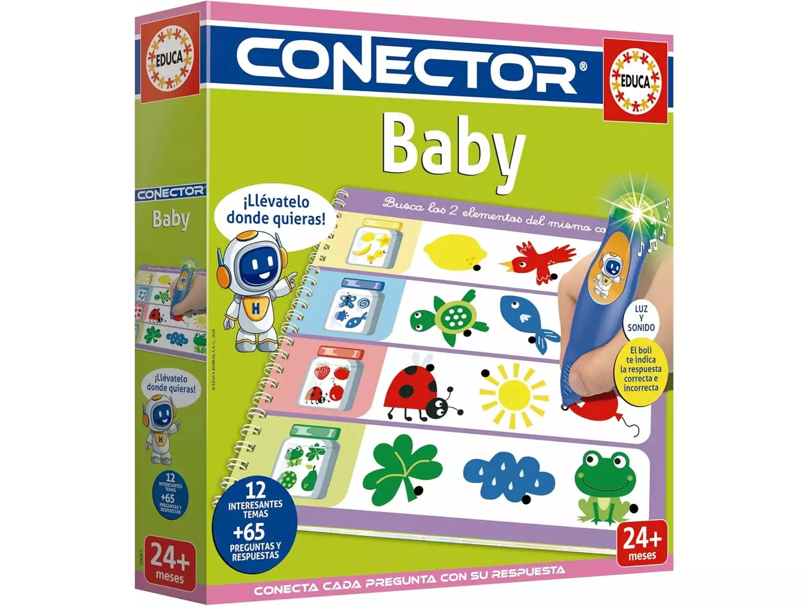 Juegos De Mesa Educa Conector Baby Multilingual multicolor para niños