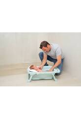 Baño Olmitos Bañera Plegable + Hamaca azul para bebe
