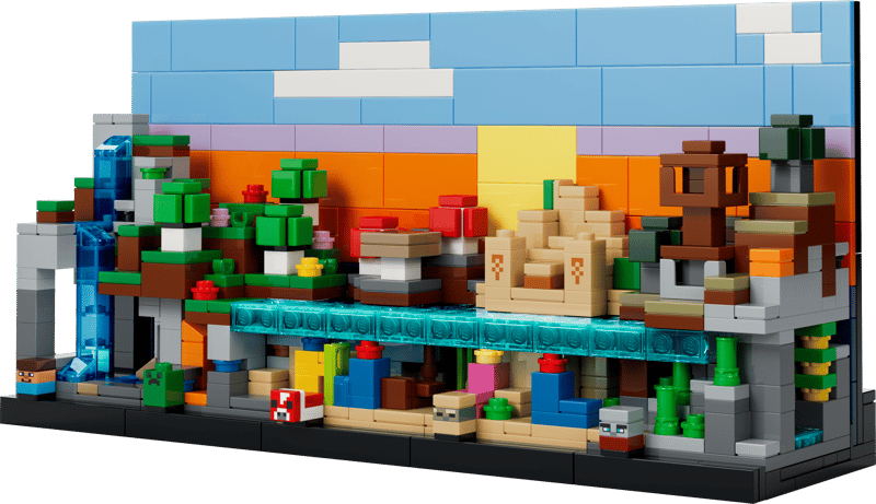 Construcciones Y Puzzles Lego Minibiomas multicolor para niños