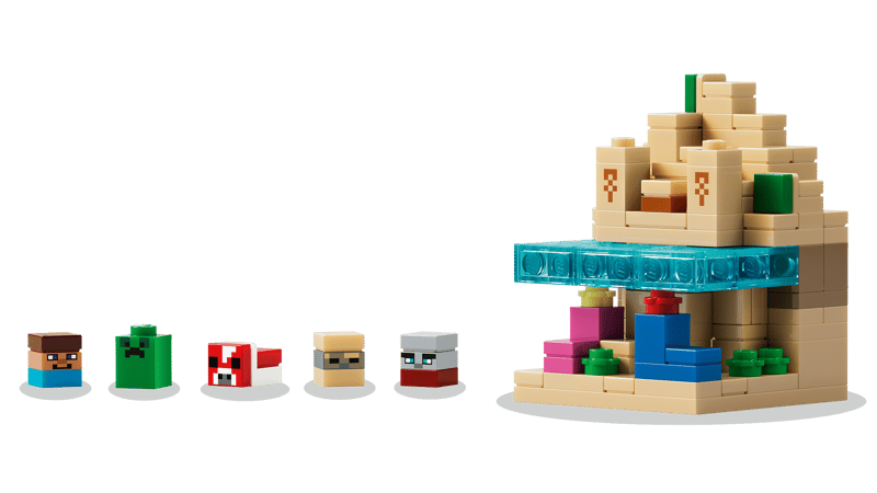 Construcciones Y Puzzles Lego Minibiomas multicolor para niños