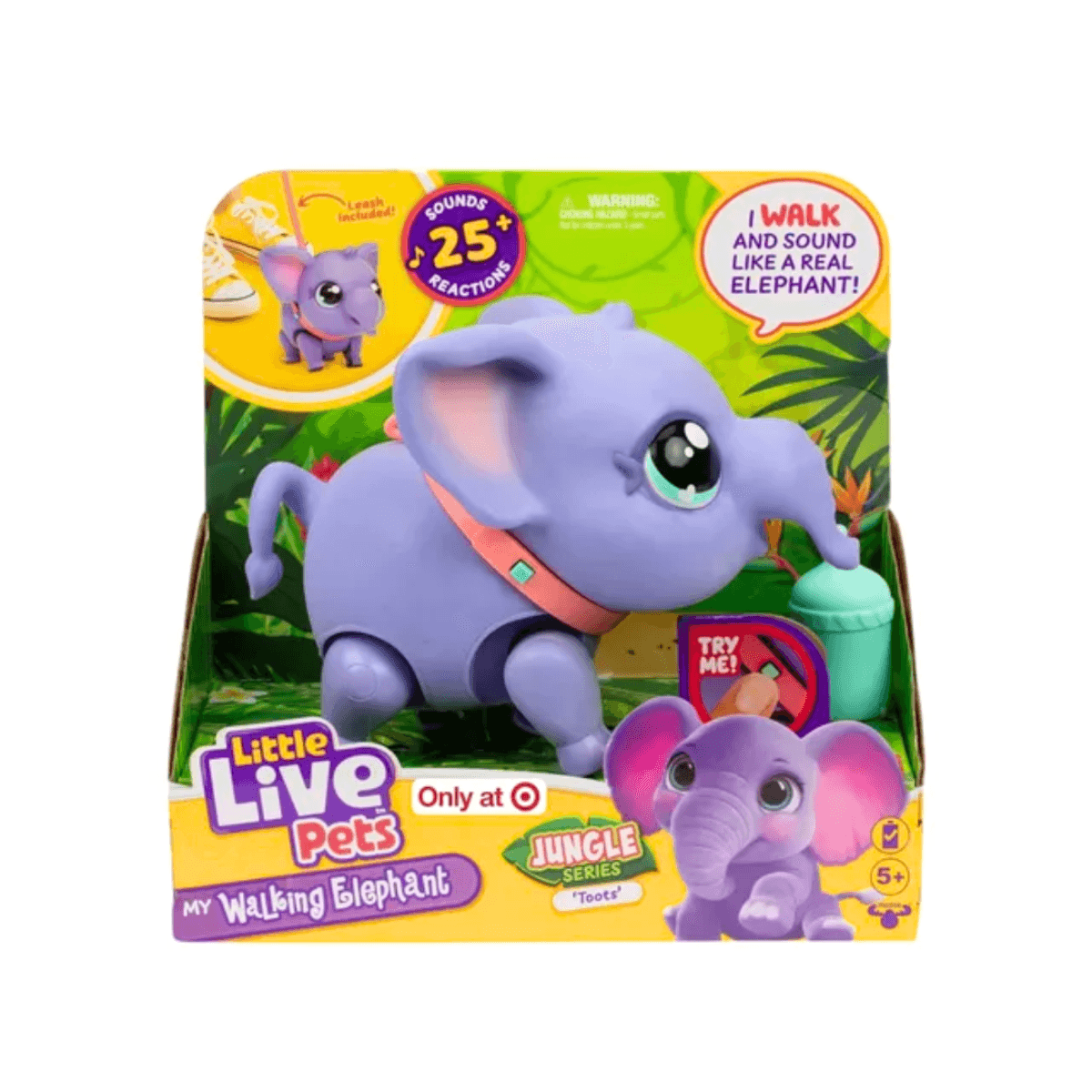 Figuras Y Minimundos Toy Planet Llp Mi Elefante Interactivo multicolor para niños