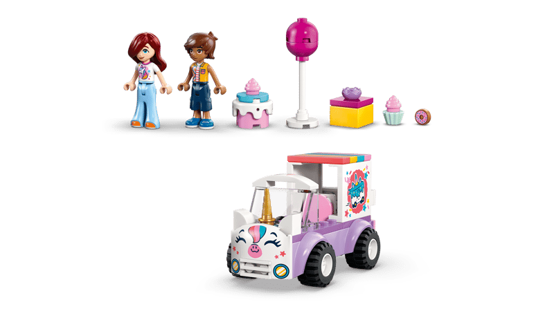 Construcciones Y Puzzles Lego Coche-Unicornio De Reparto De Pasteles multicolor para niños