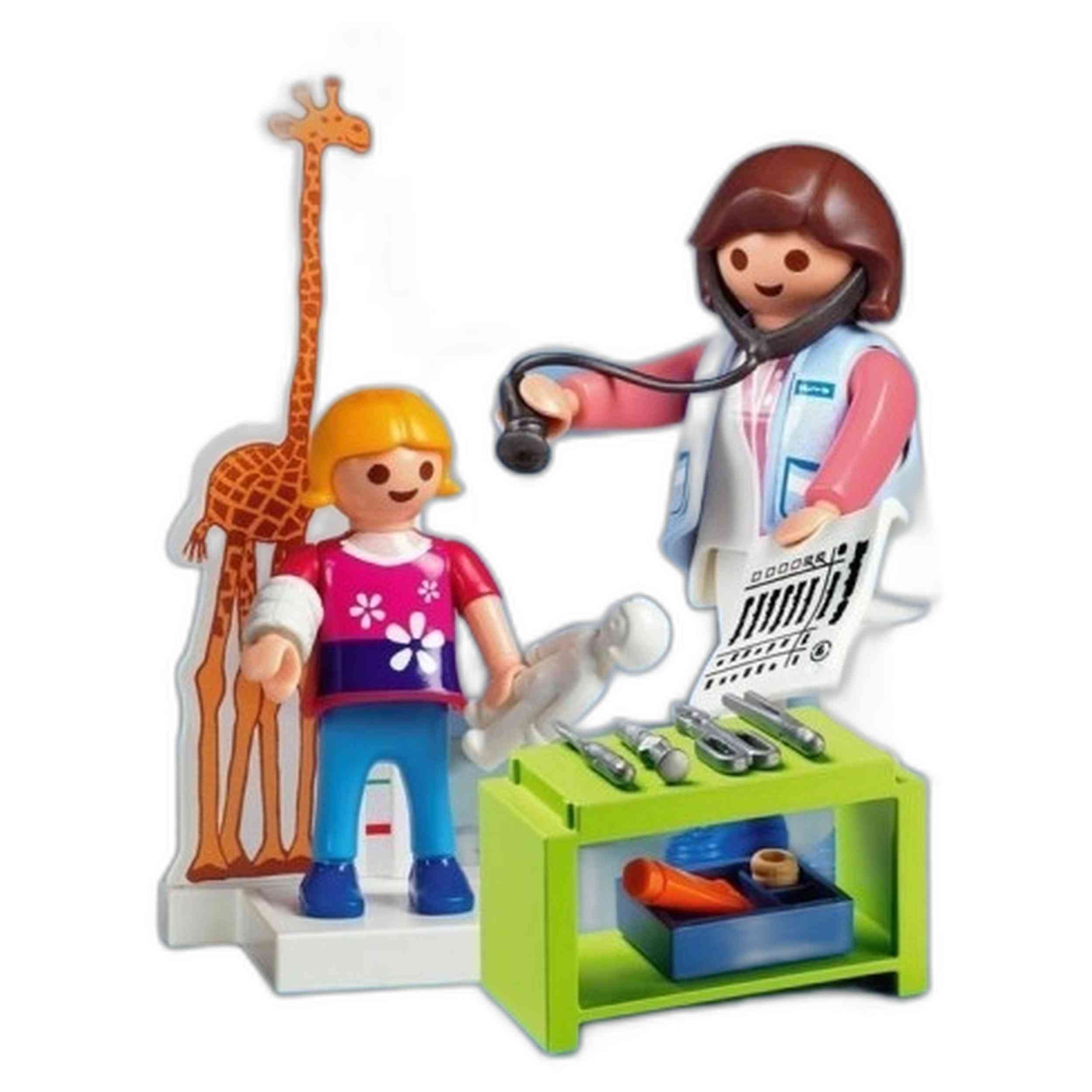 Playmobil Para Niños De 4 + Años Playmobil Pediatra Con El Niño