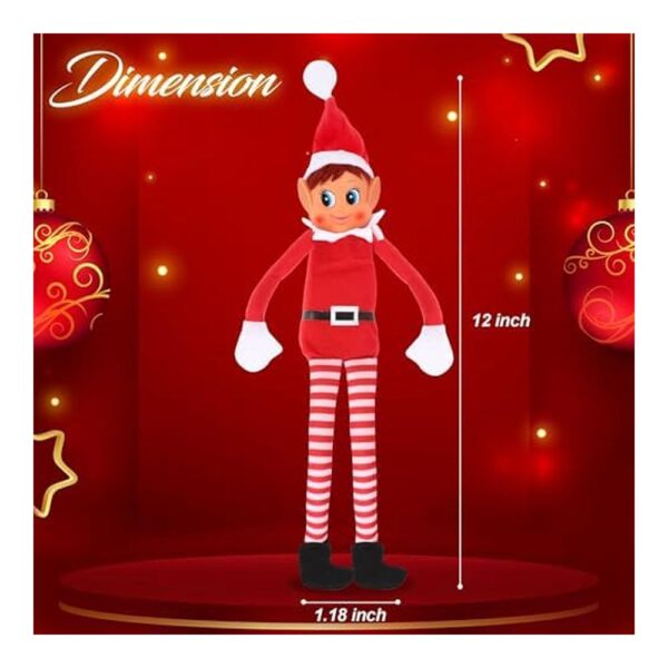 Figuras Y Minimundos Toy Planet Elfa Cabeza Vinilo 31 Cms. Rojo rojo para niños