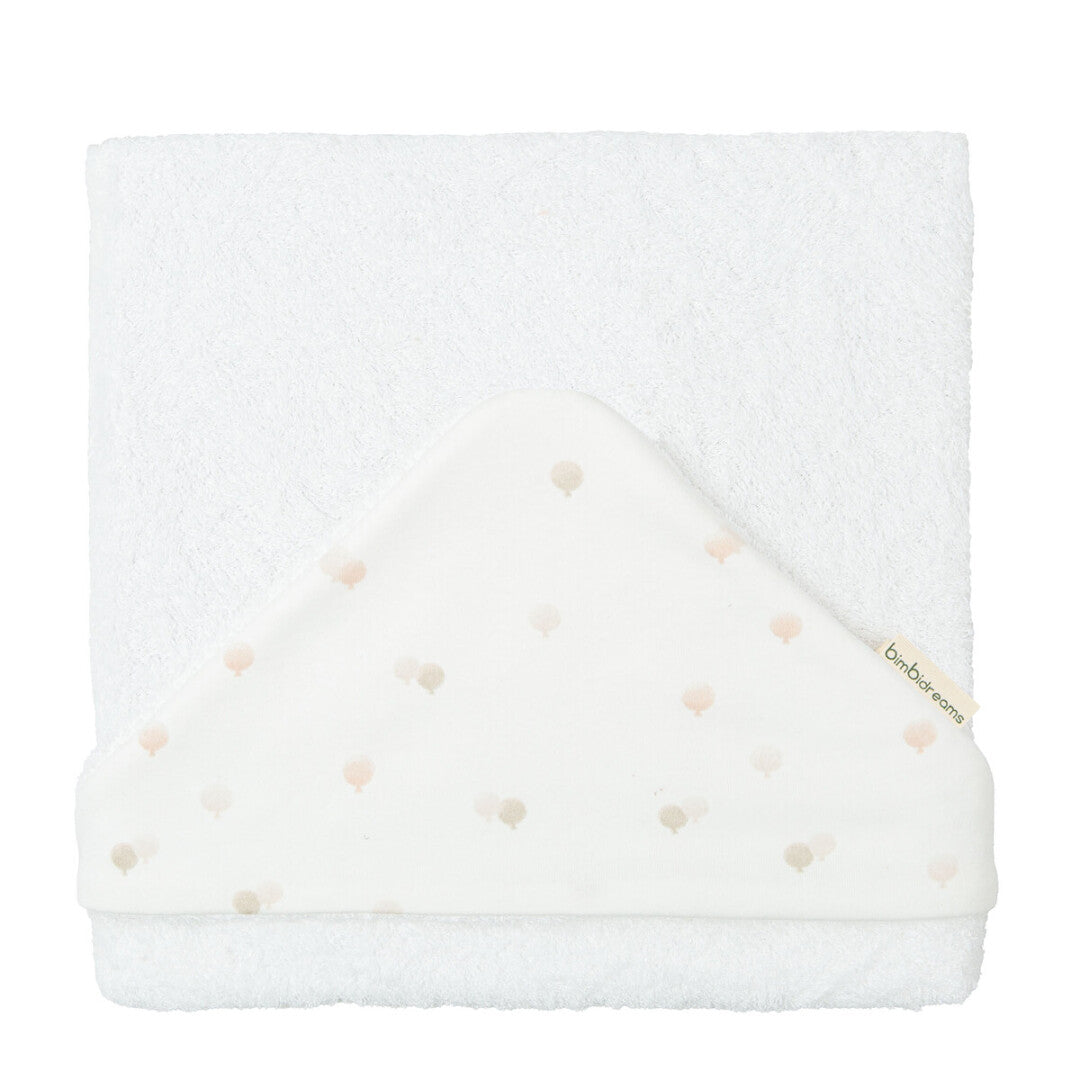 Baño Bimbidreams Maxicapa De Baño 100X100 Cm Ciel Blanco/Lino multicolor para bebe
