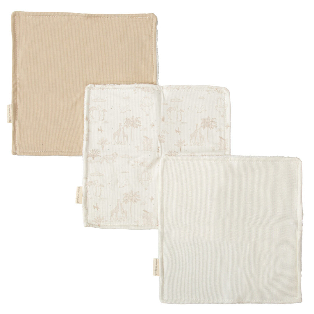 Baño Bimbidreams Pack 2 Toallitas Bebé 30X30 Cm Noe multicolor para bebe