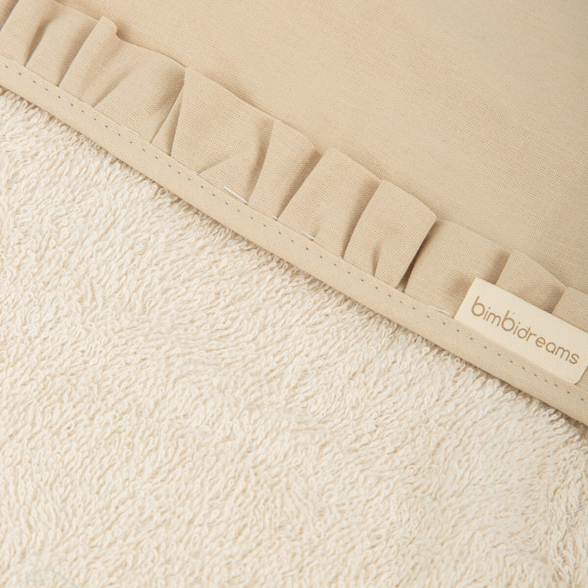 Baño Bimbidreams Maxicapa De Baño Dúo 100X100 Cm Stone Washed Beige multicolor para bebe