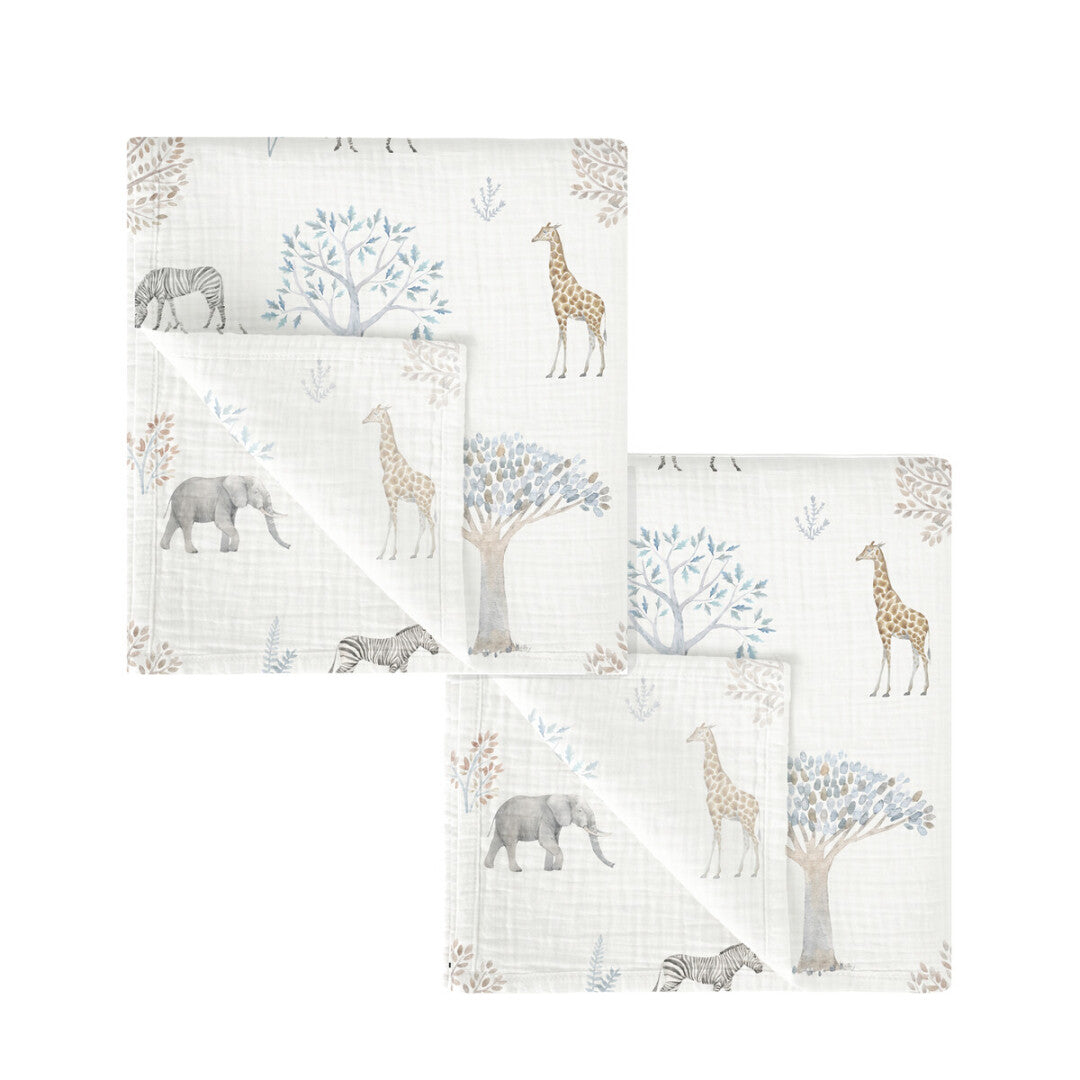 Paseo Bimbidreams Set 2 Gasitas Bambú 60X60 Cm Tanzania Multicolor multicolor para bebe