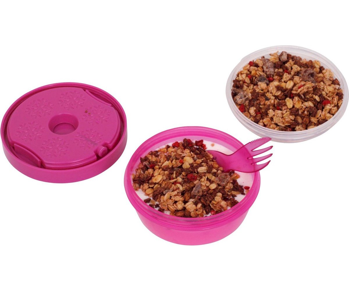 Para Comer Tutete Carl Oscar - Caja De Almuerzo Con Tapa Refrigerante N'Ice Cup Purple rosa para niños