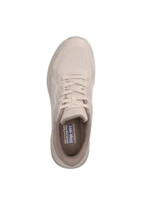 Zapatillas Skechers Bobs Squad 4+Stape Look beige para mujer