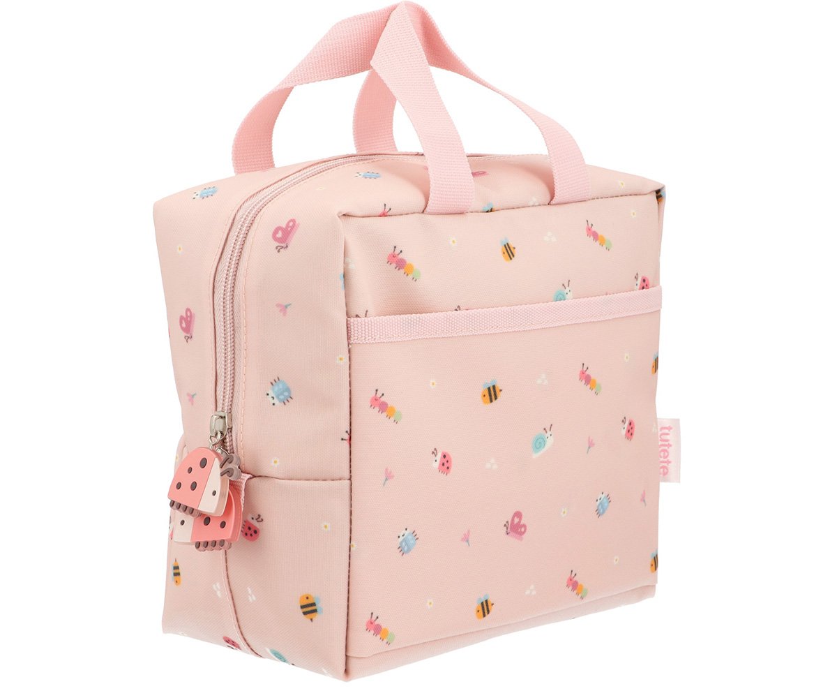 Para Comer Tutete Bolsa Merienda Térmica Bugs rosa para bebe