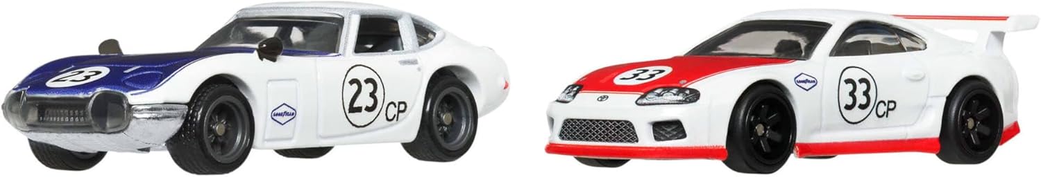 Vehículos Y Radiocontrol Mattel Games Hot Wheels Premium Pack 2 Coches - Toyota 2000 Gt / Toyota Supra multicolor para niños