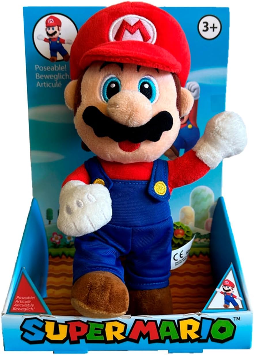 Muñecas Y Peluches Simba Peluche Mario Articulado 25 Cm multicolor para niños