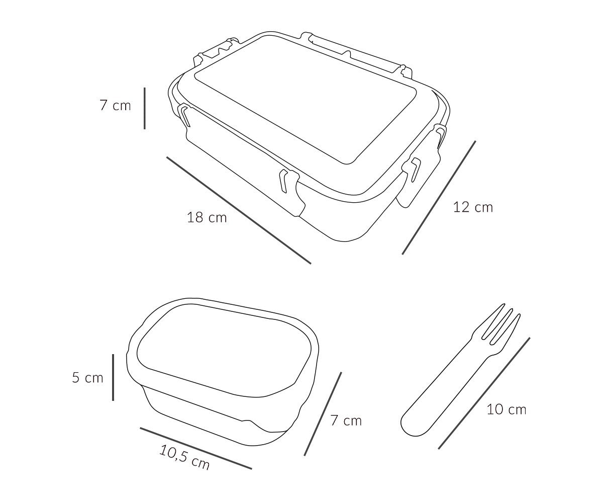 Para Comer Tutete Caja De Almuerzo Bento Los Tres Pequeños Cerditos verde para bebe