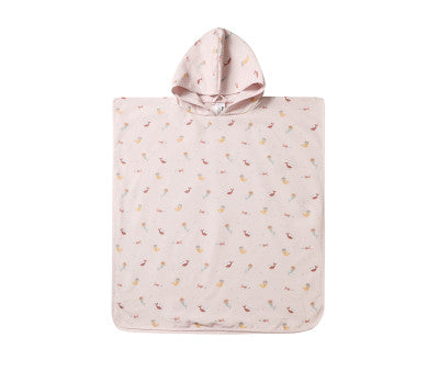 Baño Monnëka Poncho De Playa Antiarena Mermaid Cats S multicolor para niños