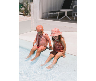 Baño Monnëka Chaleco Flotador Aprendizaje Camping multicolor para niños