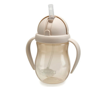 Para Comer Tutete Noüka - Taza Antiderrame Non Spill Con Pajita Flexible Con Peso 240Ml Wave azul para bebe