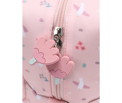 Para Comer Tutete Bolsa Merienda Térmica Blossom Birds rosa para niños
