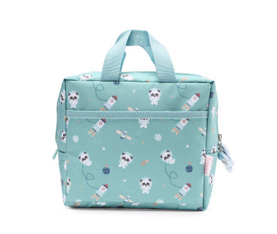 Para Comer Tutete Bolsa Merienda Térmica Pandas En El Espacio verde para niños