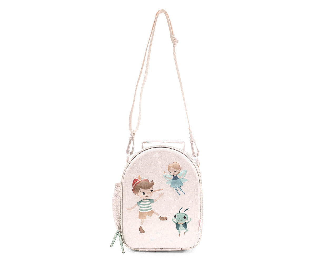 Para Comer Tutete Bolsa Merienda Térmica 3D The Wooden Boy beige para niños