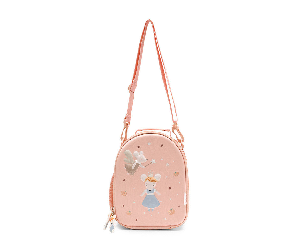 Para Comer Tutete Bolsa Merienda Térmica 3D Mouse Fairies rosa para niños