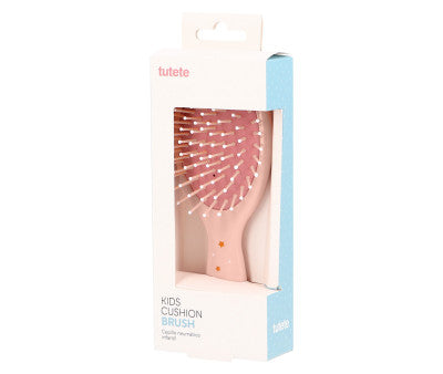 Baño Tutete Cepillo De Pelo Nylon Con Bolitas Protectoras Mouse Fairies rosa para bebe